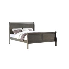 Louis Philippe Double Bedframe - Grey